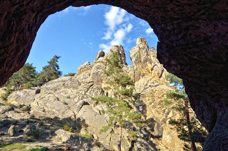 Cliff rock landscape