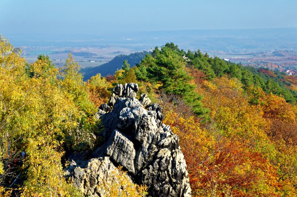 Cliff rock landscape