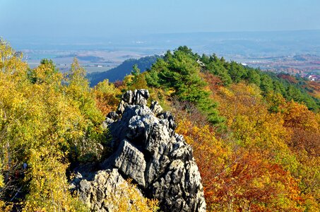 Cliff rock landscape