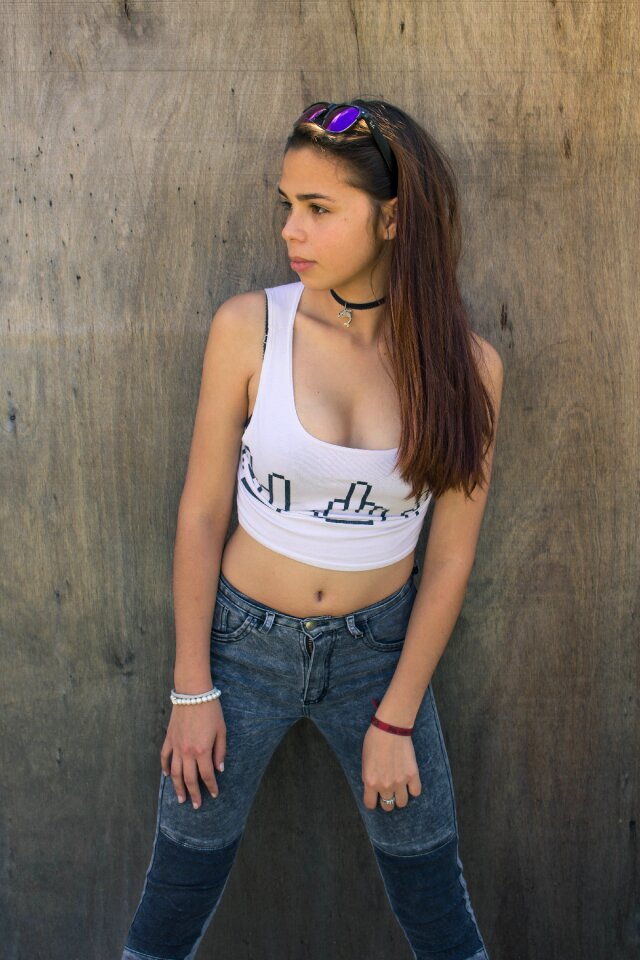 Beautiful young model