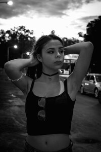 Beautiful young model
