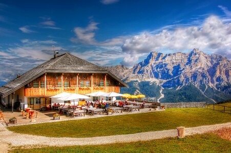 Alta badia alm nature photo