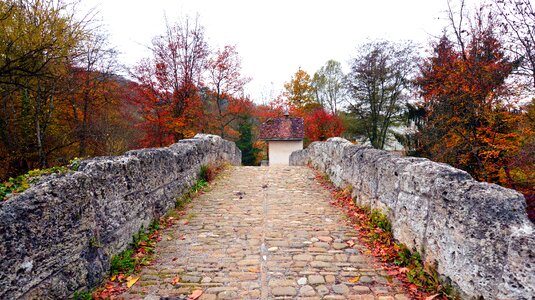 Old autumn architecture