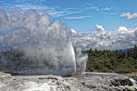 Rotorua north island whakarewarewa