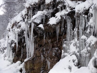 Ice frozen winter photo