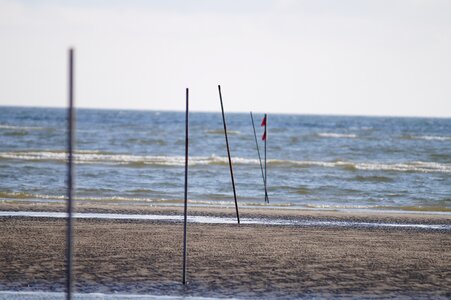 Vacations coast empty beach photo