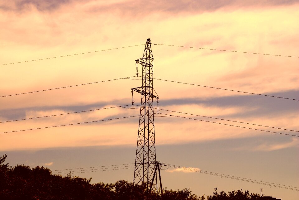 Current electricity pole
