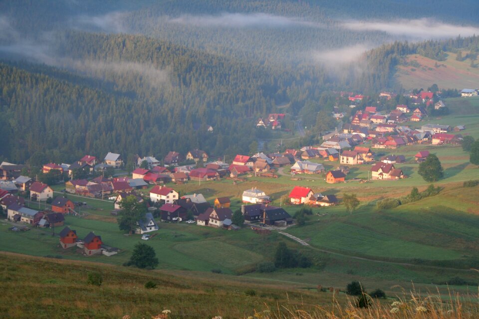 Slovakia zdiar mountain town