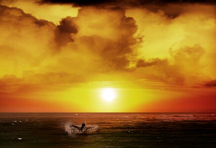 Landscape mood evening