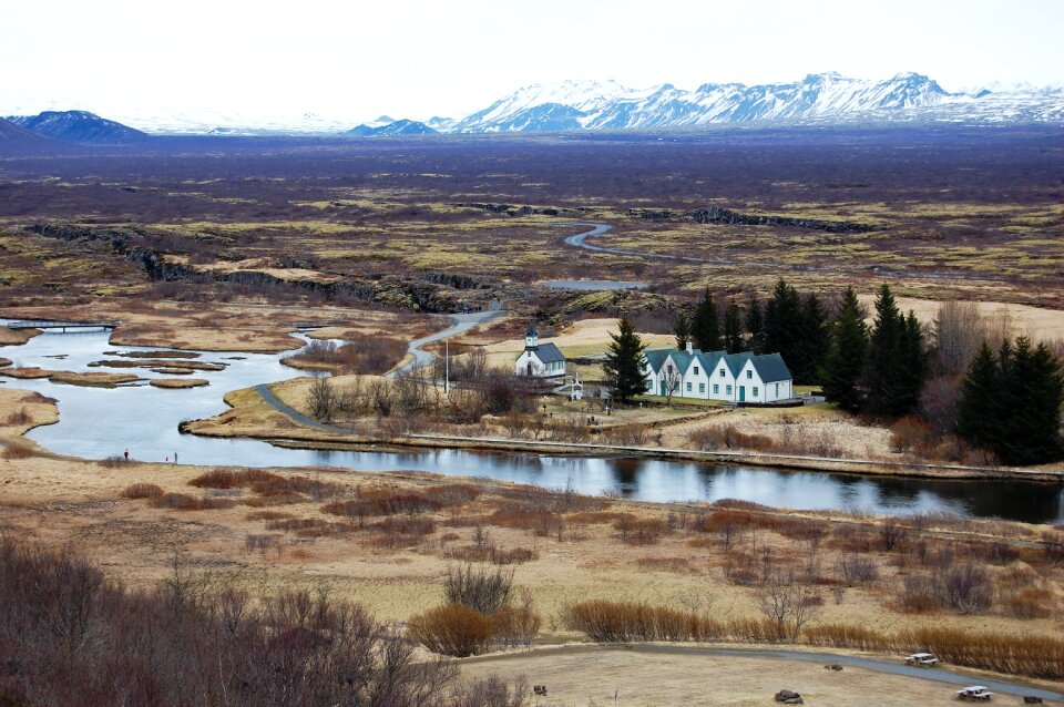 Park top view landscape