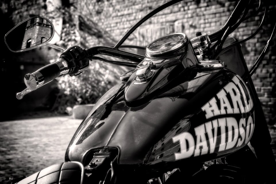 Machine harley two wheeled vehicle