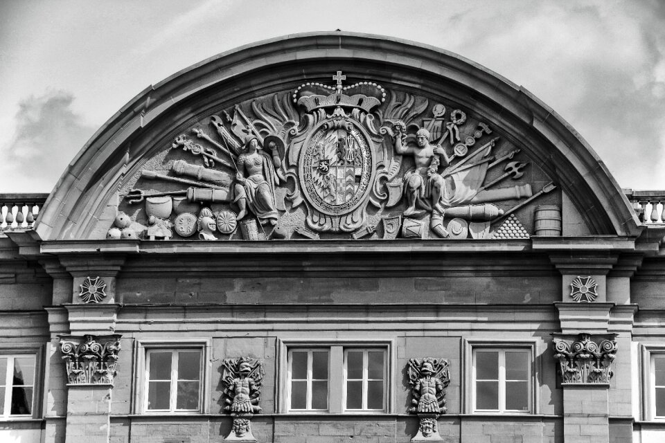 Facade historically building
