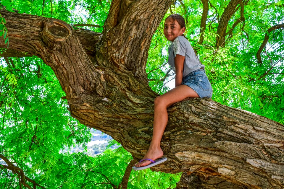Nature teenager portrait