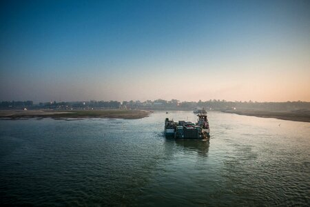 Boat landscape nature photo