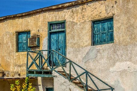 Building facade village photo