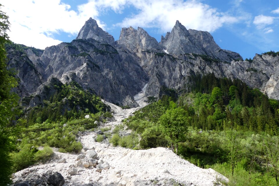 Massif the ramsau dolomites klaus valley photo