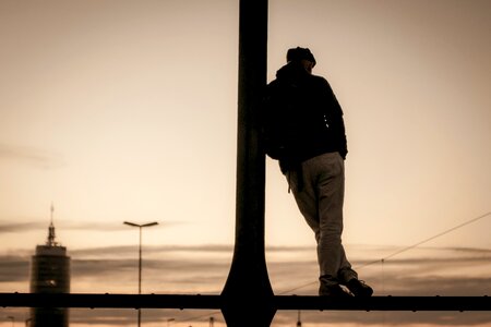 Sunset romance person