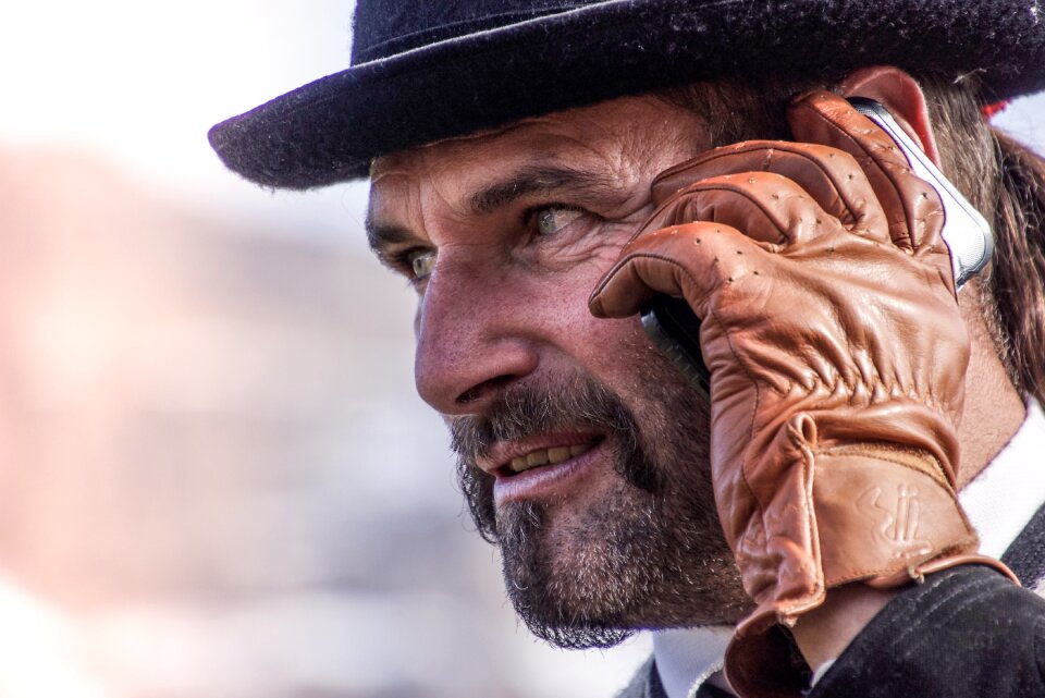 Gloves beard mustache