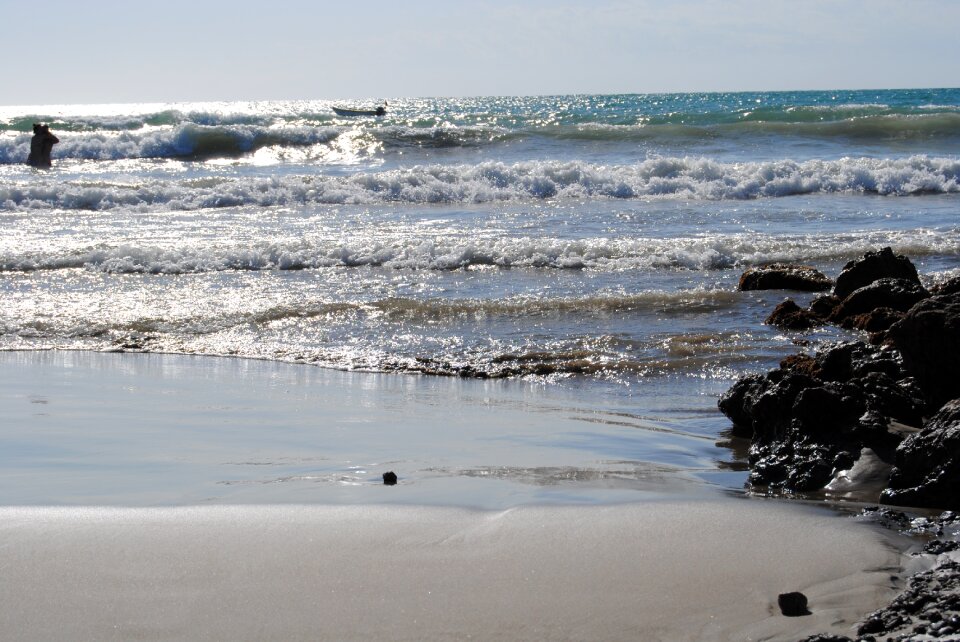 Waves the coastal summer