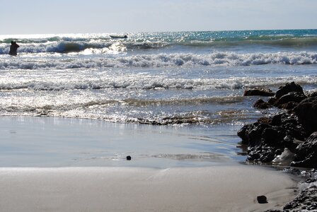 Waves the coastal summer