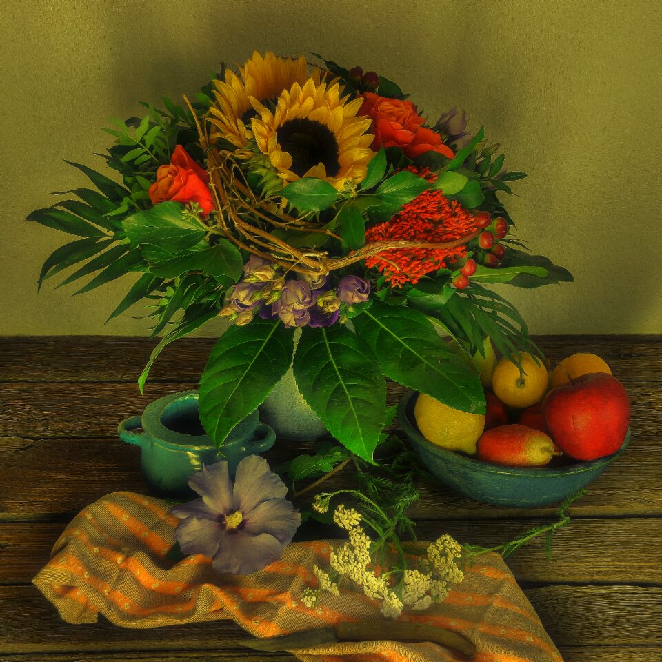 Fruit deco still life