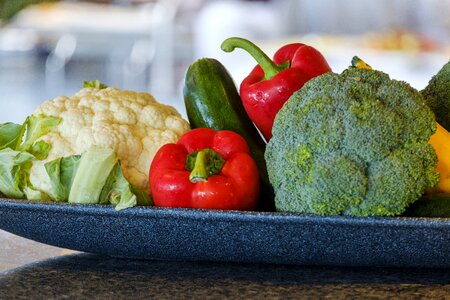 Cauliflower zucchini broccoli