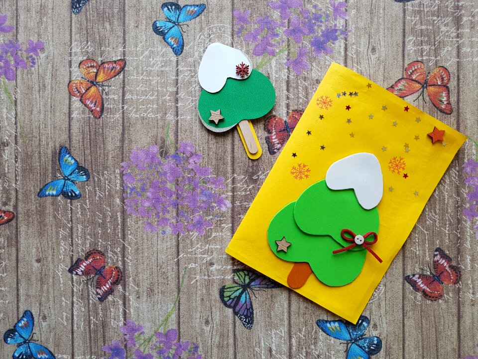 Christmas ticket decoration