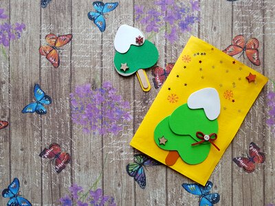 Christmas ticket decoration