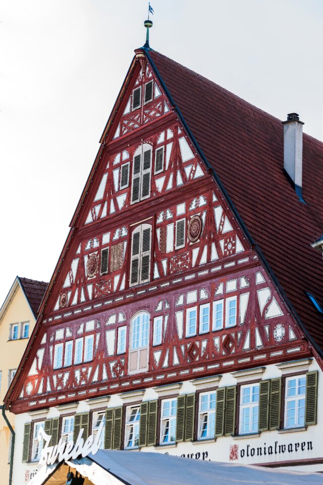 Facade building old