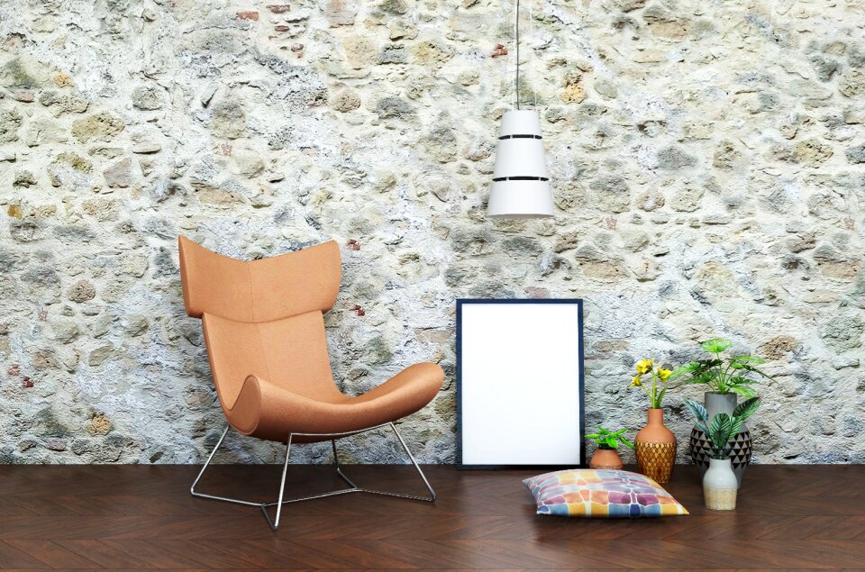Wall presentation desk