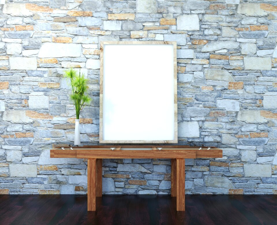 Wall presentation desk