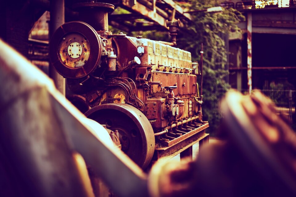 Vintage motor machine