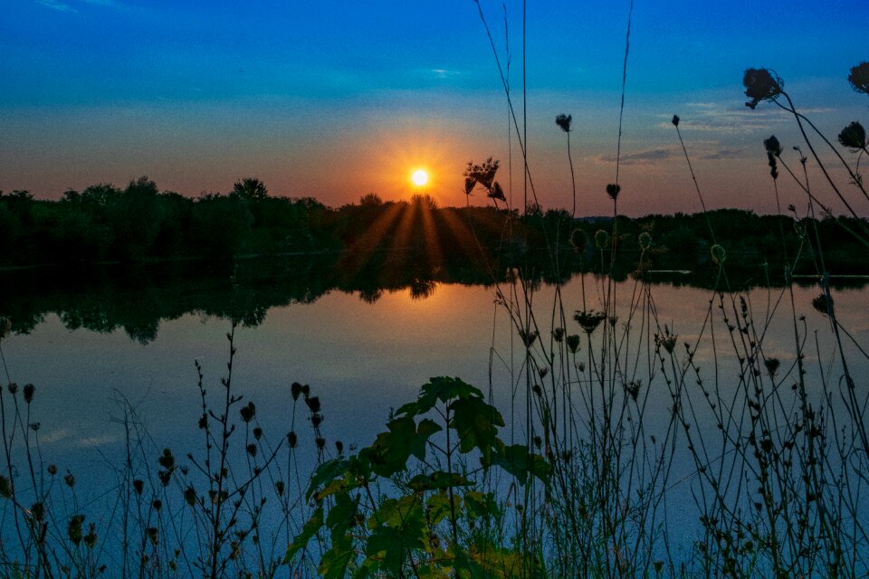 Water mood sunset