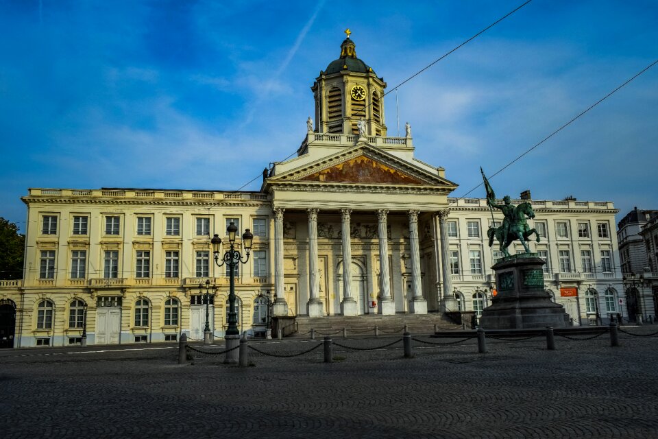 Square belgian city