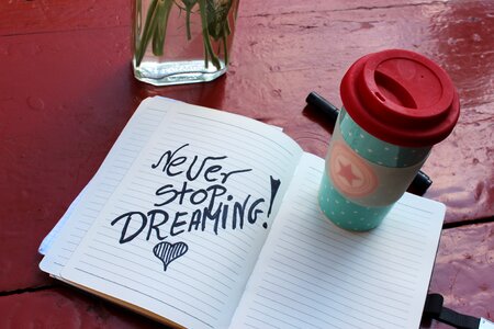 Dreams coffee notes photo