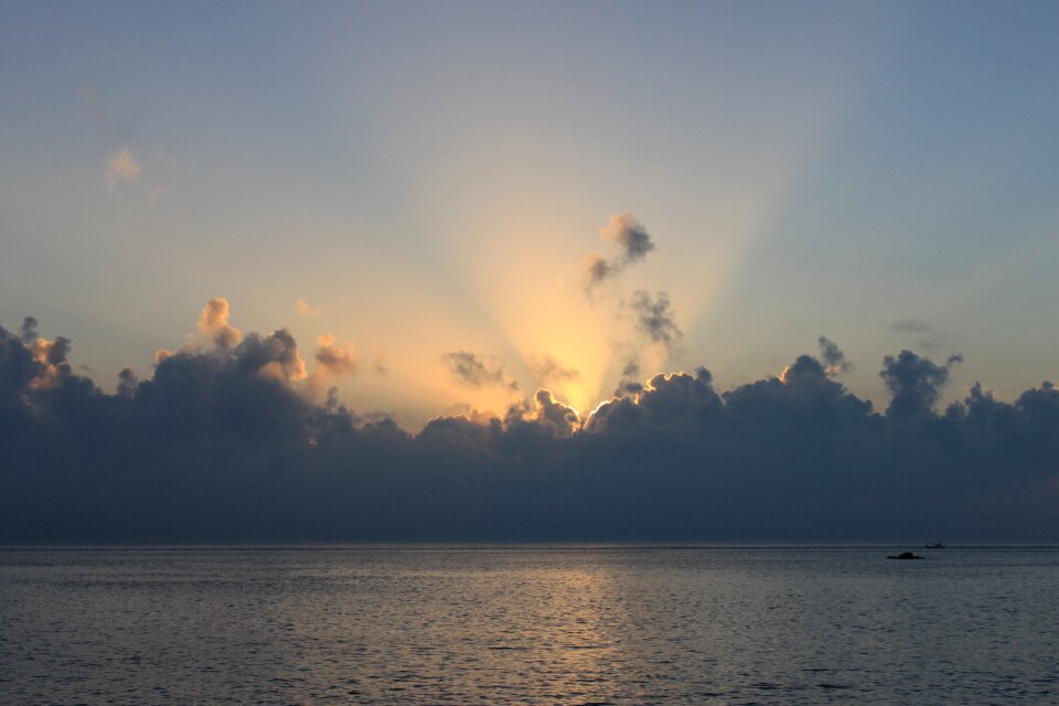 Landscape scenery twilight