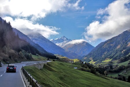 Travel first snow mountain photo