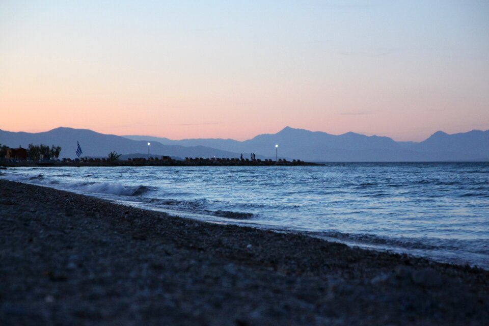 Beach water blue
