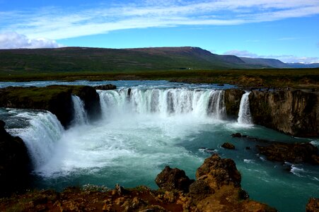 Waterfall iceland water