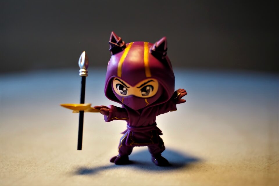 Figurine ninja character