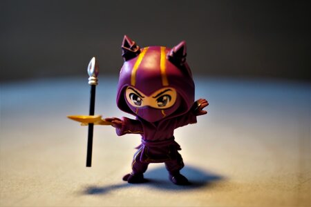 Figurine ninja character photo