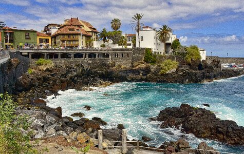 Cliff islands volcanic photo