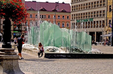 Ice fountain townhouses architecture