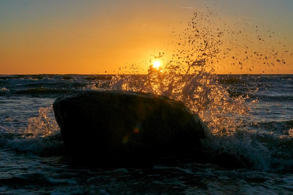 Ocean sky evening