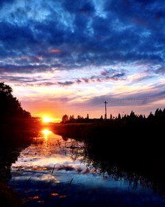 Clouds twilight finnish