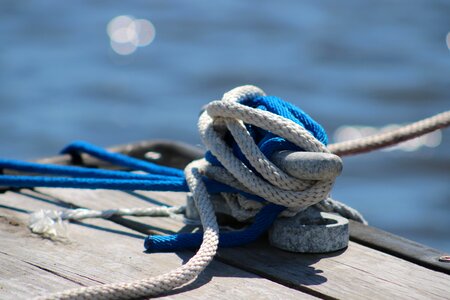 Nautical tie dock photo