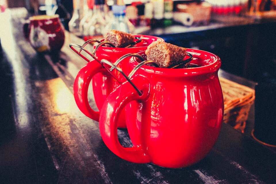 Hot tea mulled wine