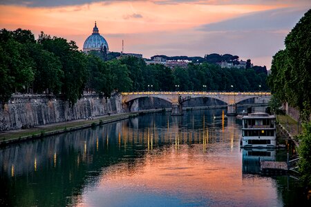 Evening tiber dome