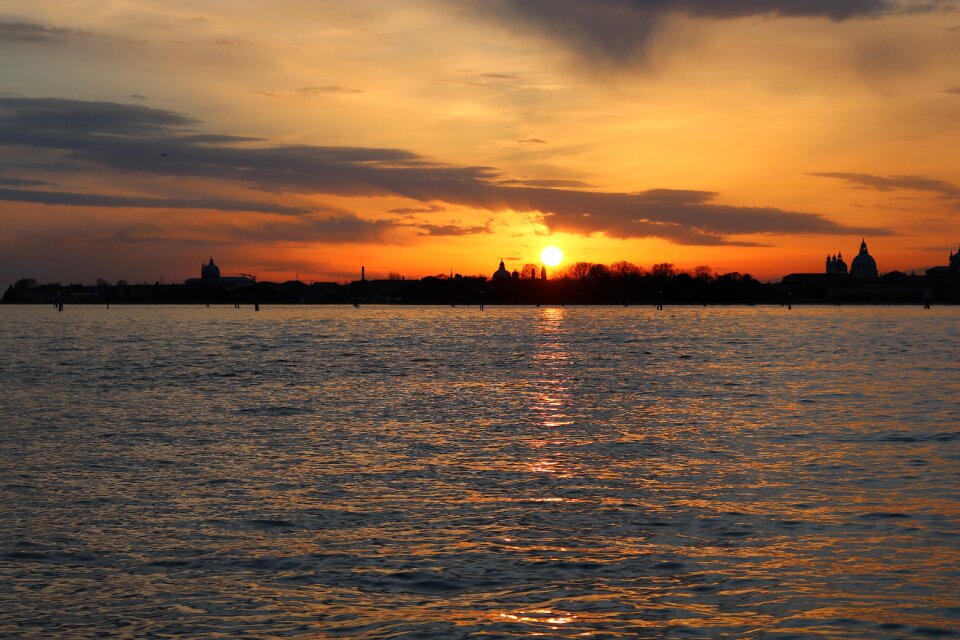 Sunset venice Free photos