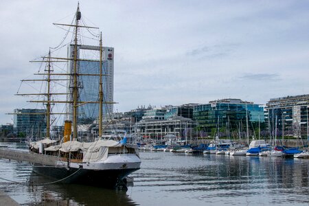 Water port sail